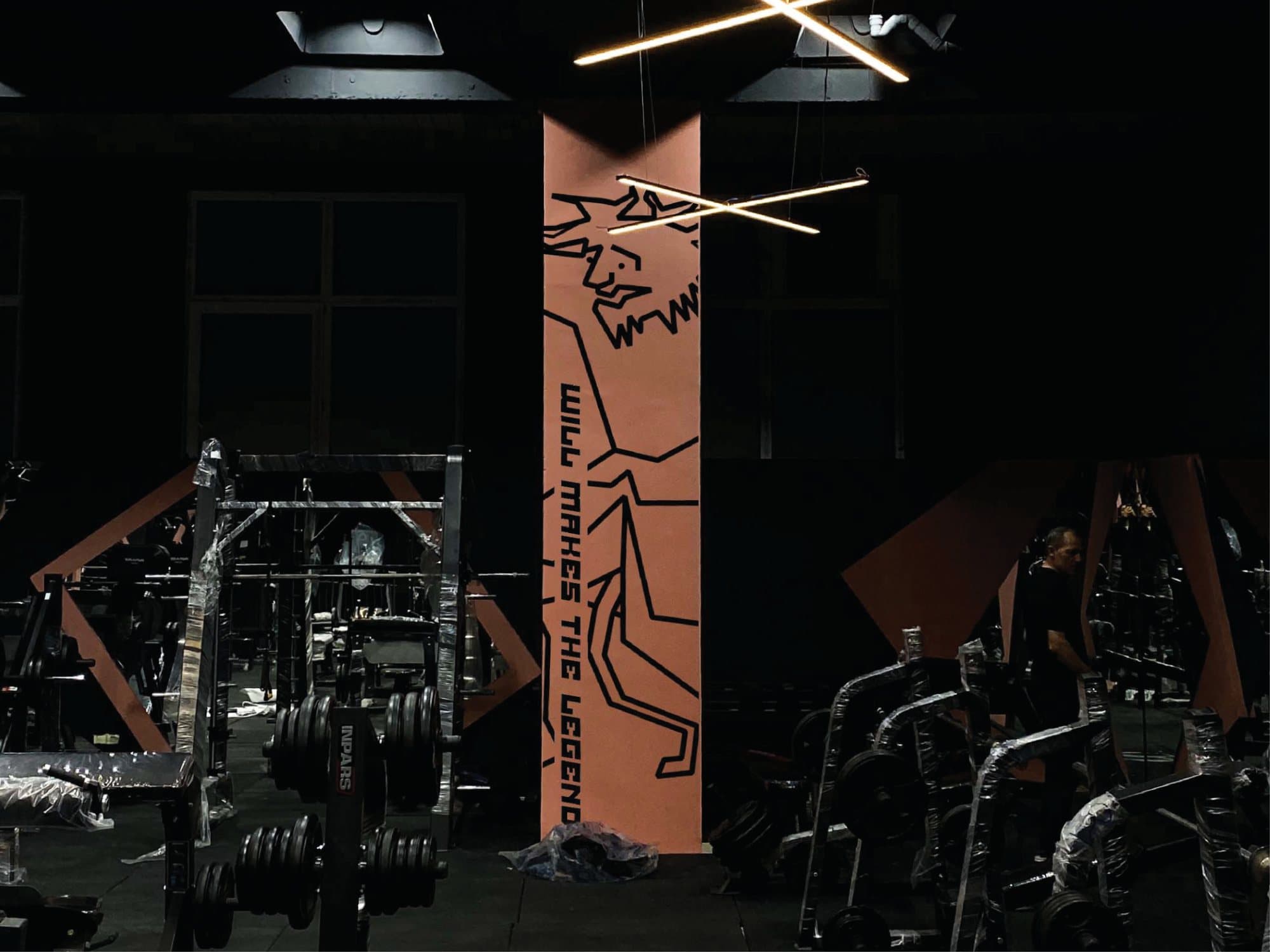 Akvan banner hung above the training hall — Will Makes the Legend