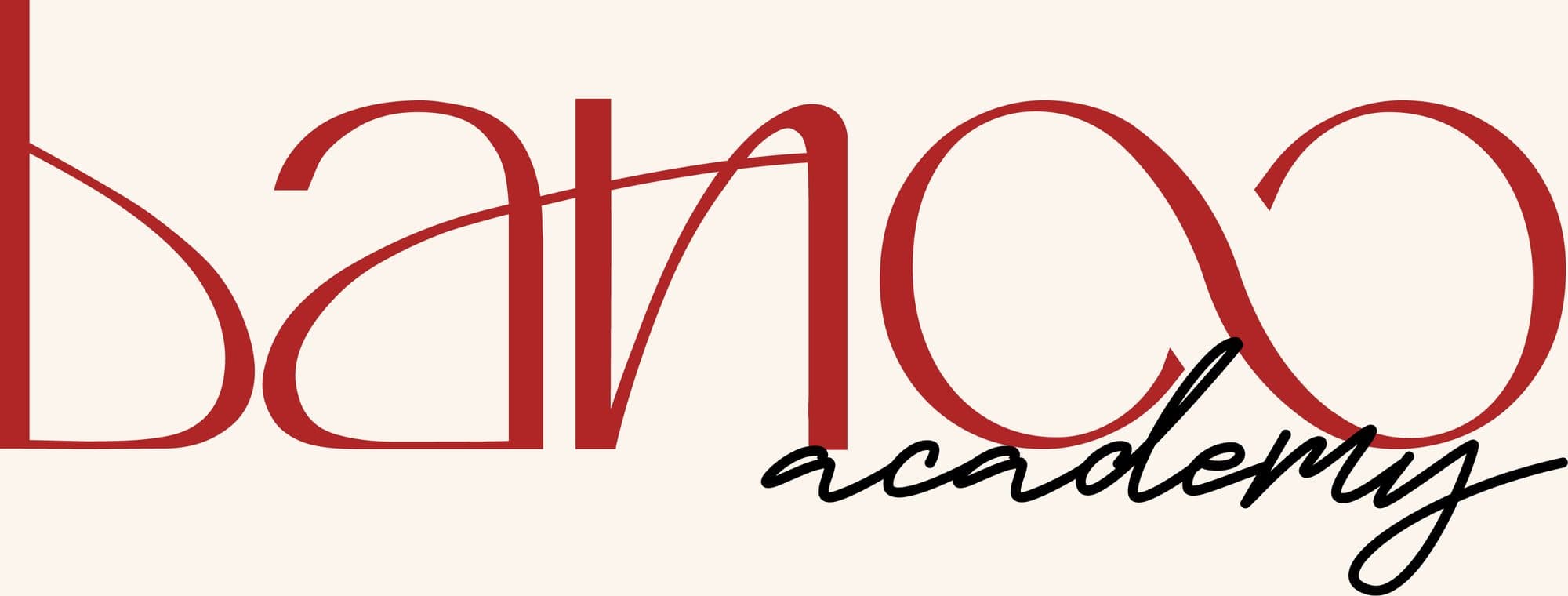 The banoo academy wordmark