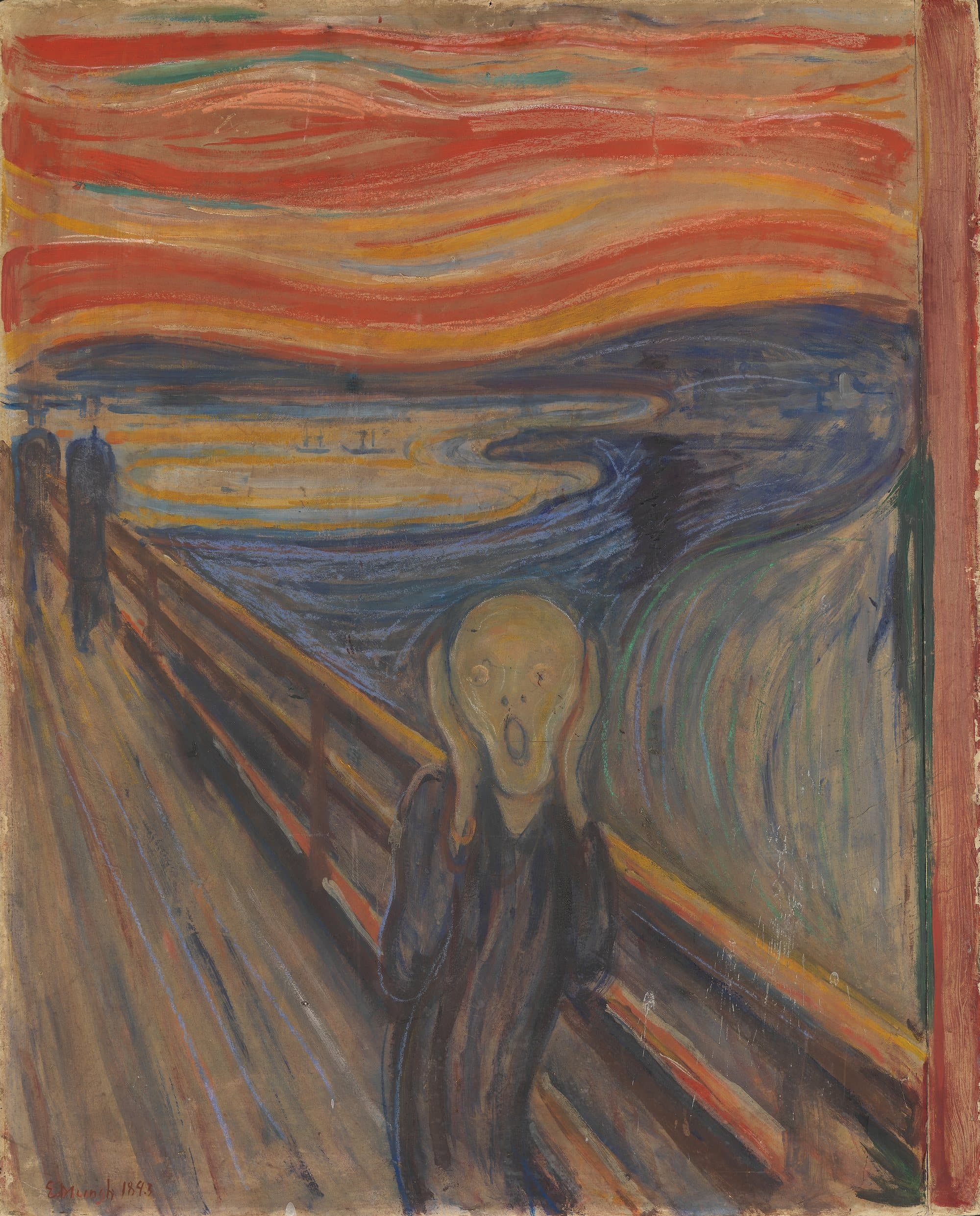 Munch's The Scream, the mascot's starting point