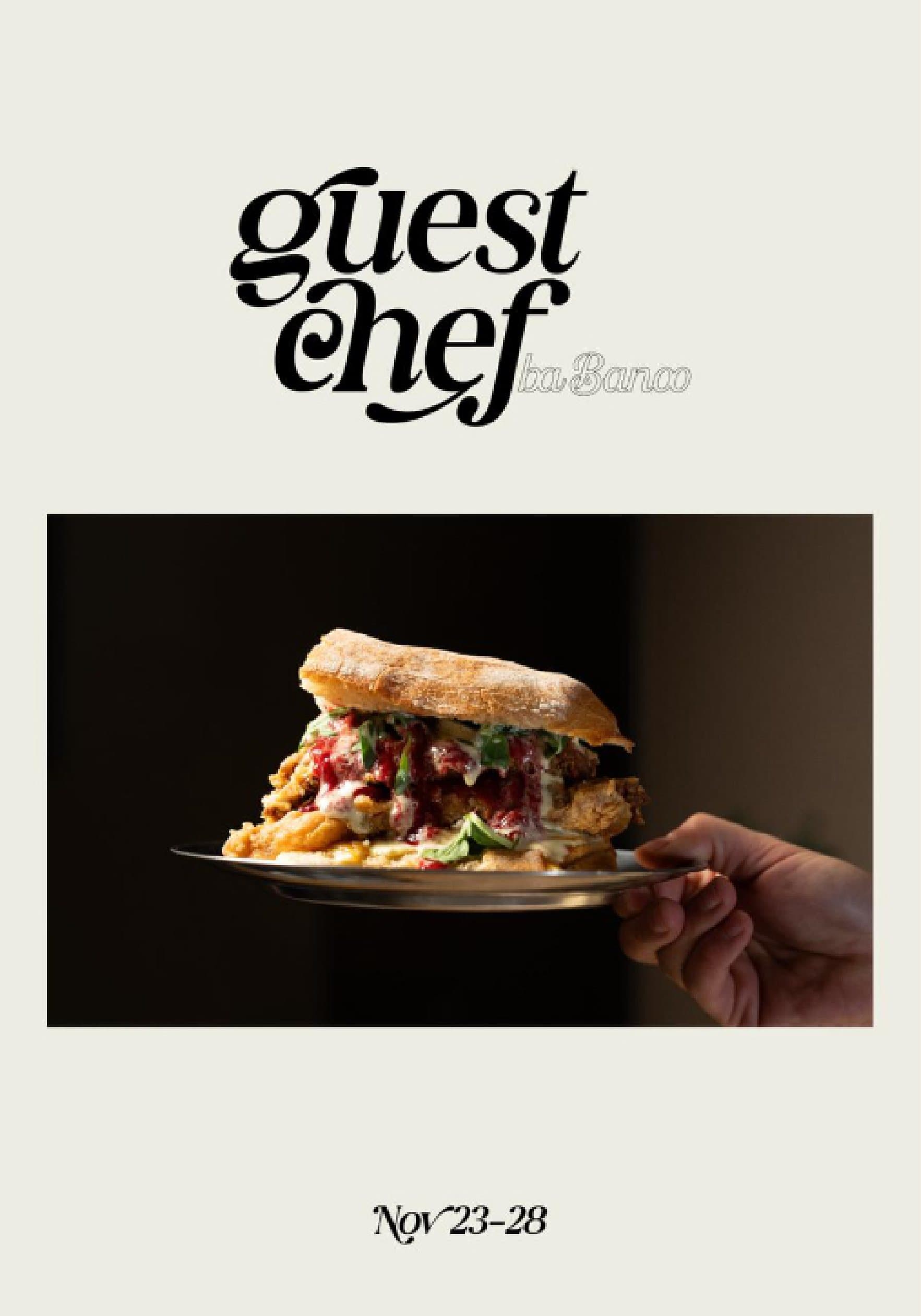Guest Chef Ba Banoo — the sandwich served