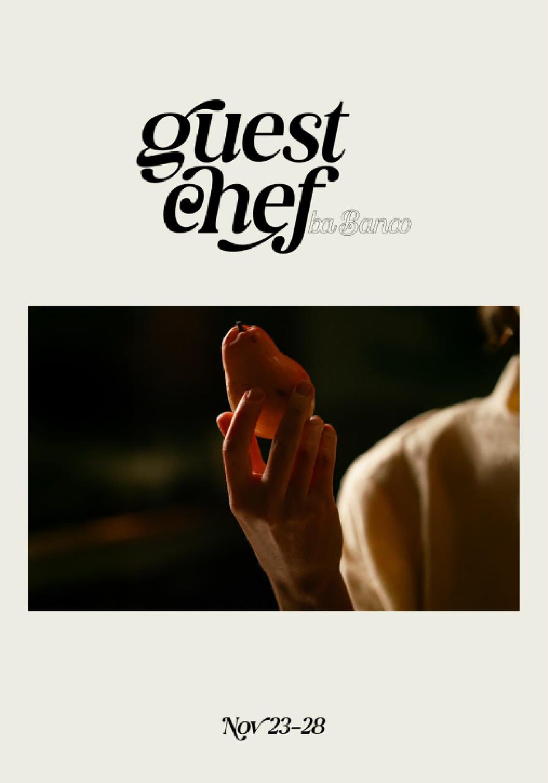 Guest Chef Ba Banoo — plating, close up
