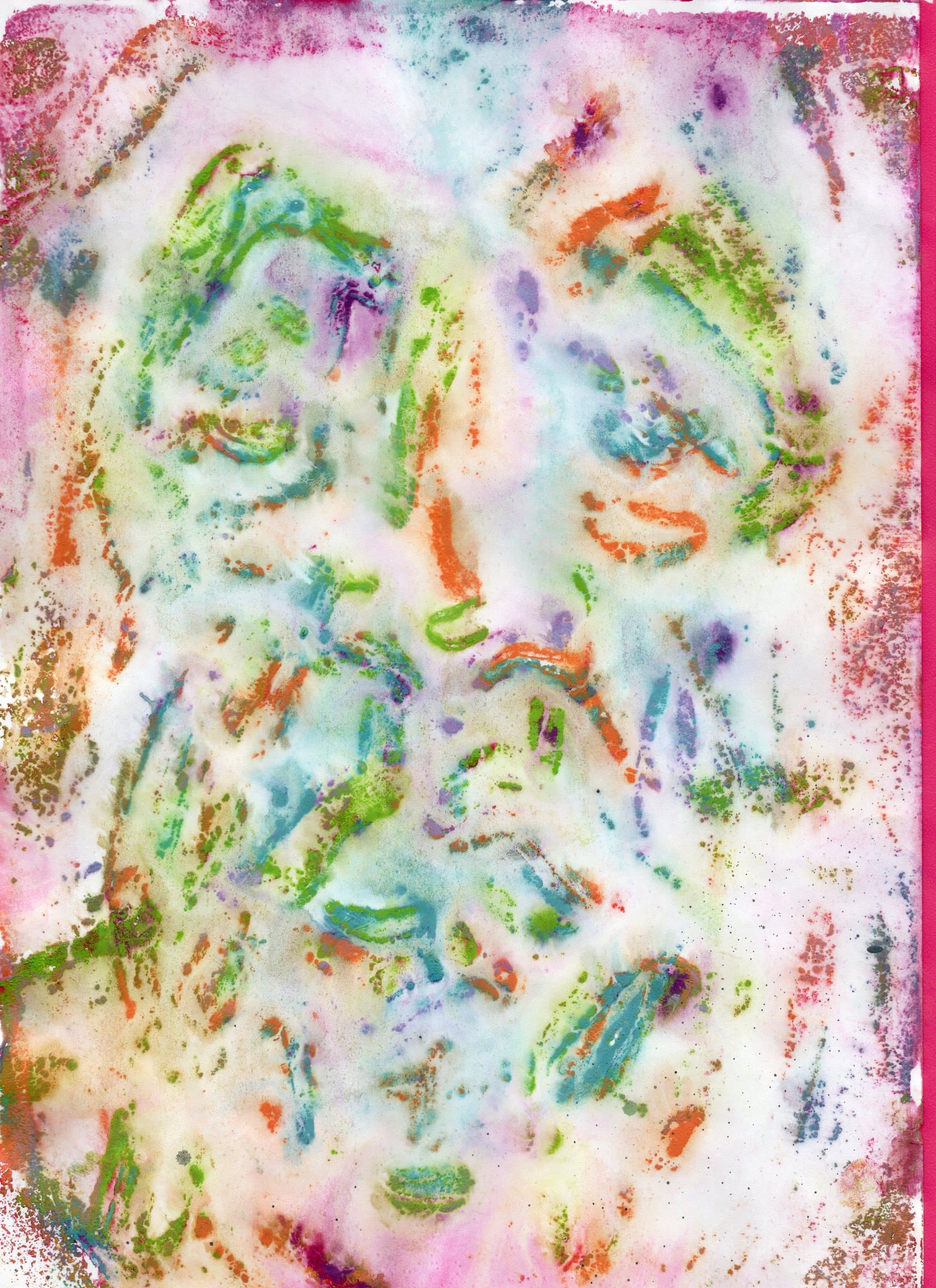 The House Is Black — monoprint on paper (5)