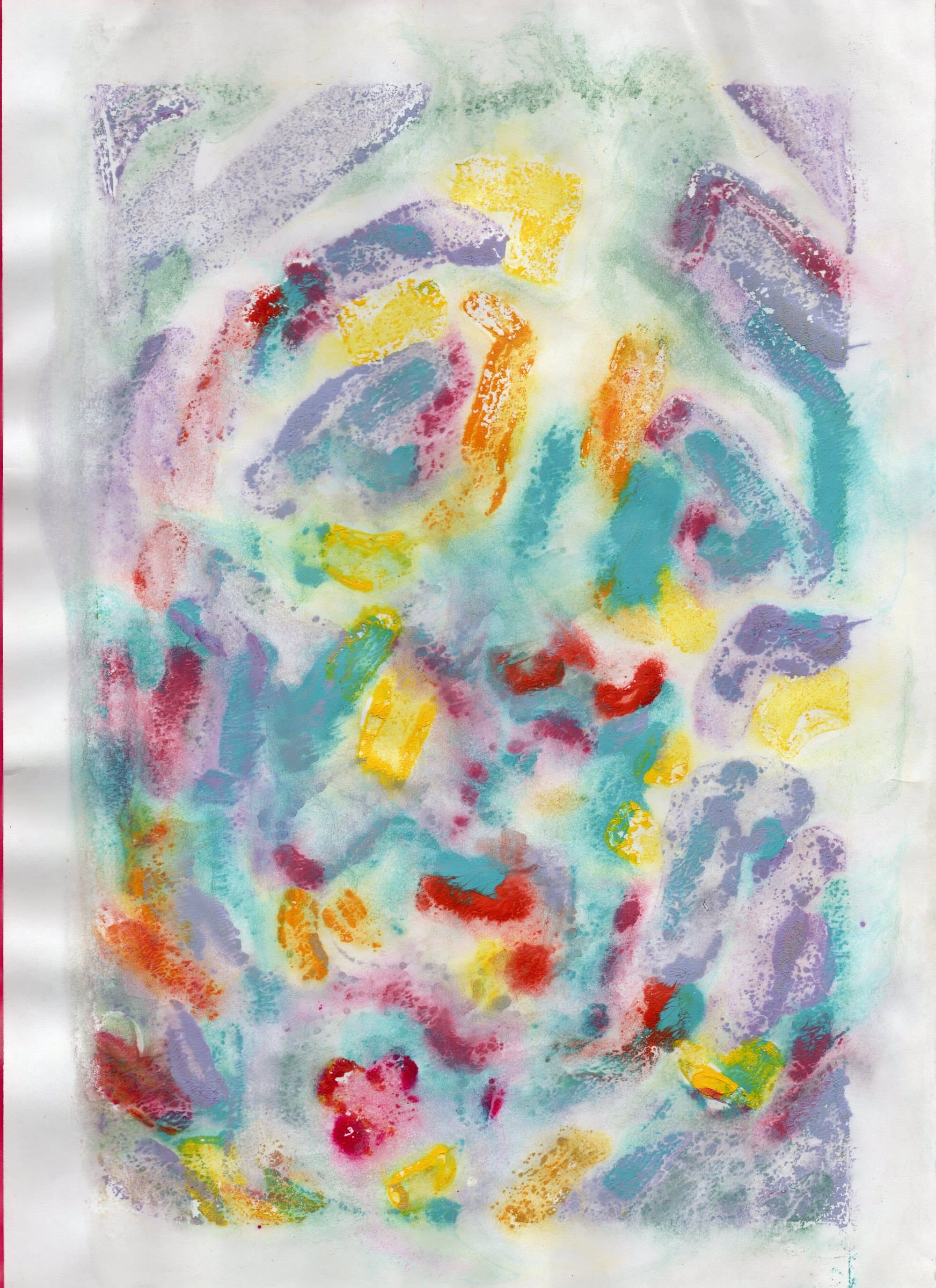 The House Is Black — monoprint on paper (10)