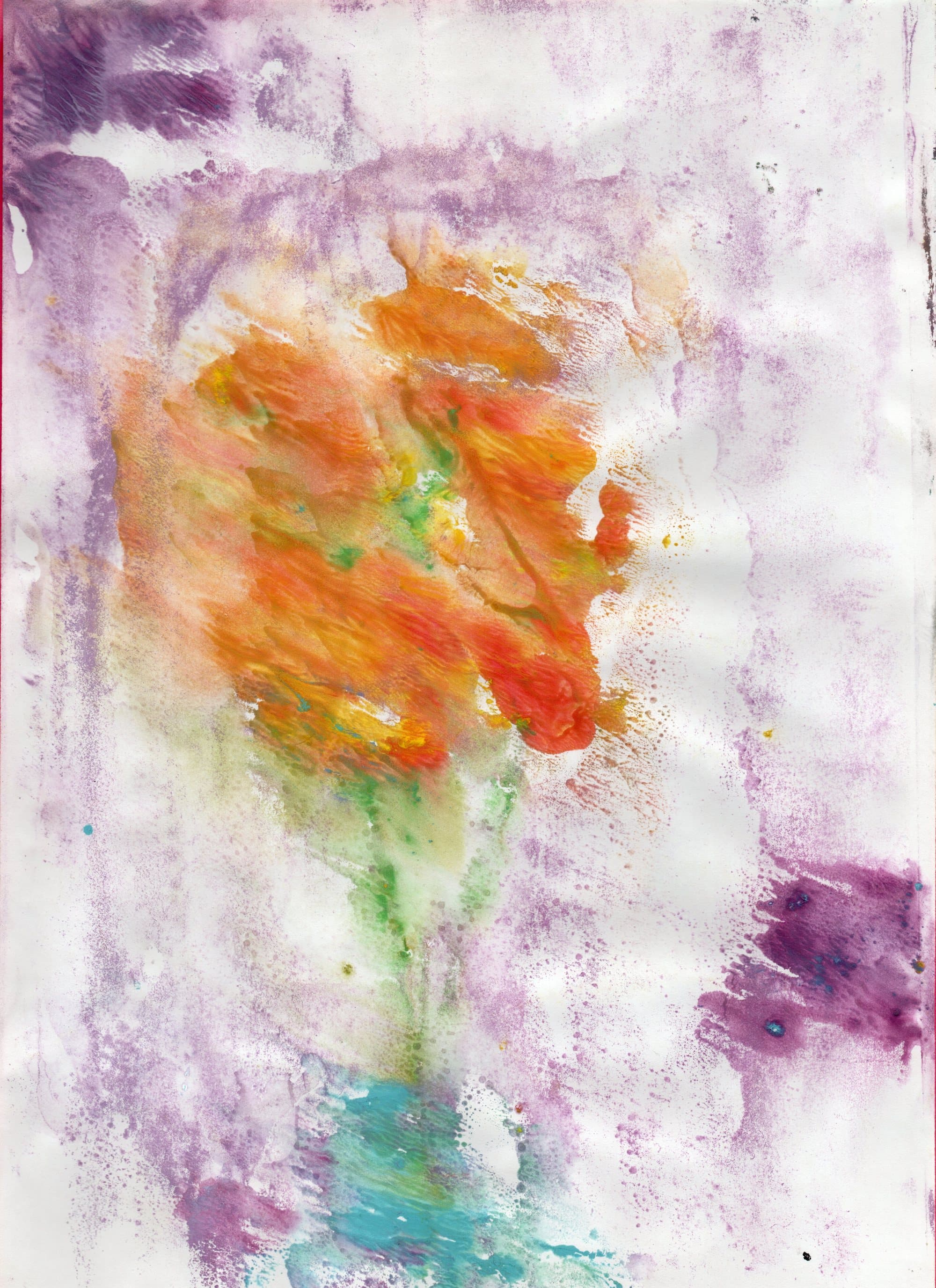 The House Is Black — monoprint on paper (16)