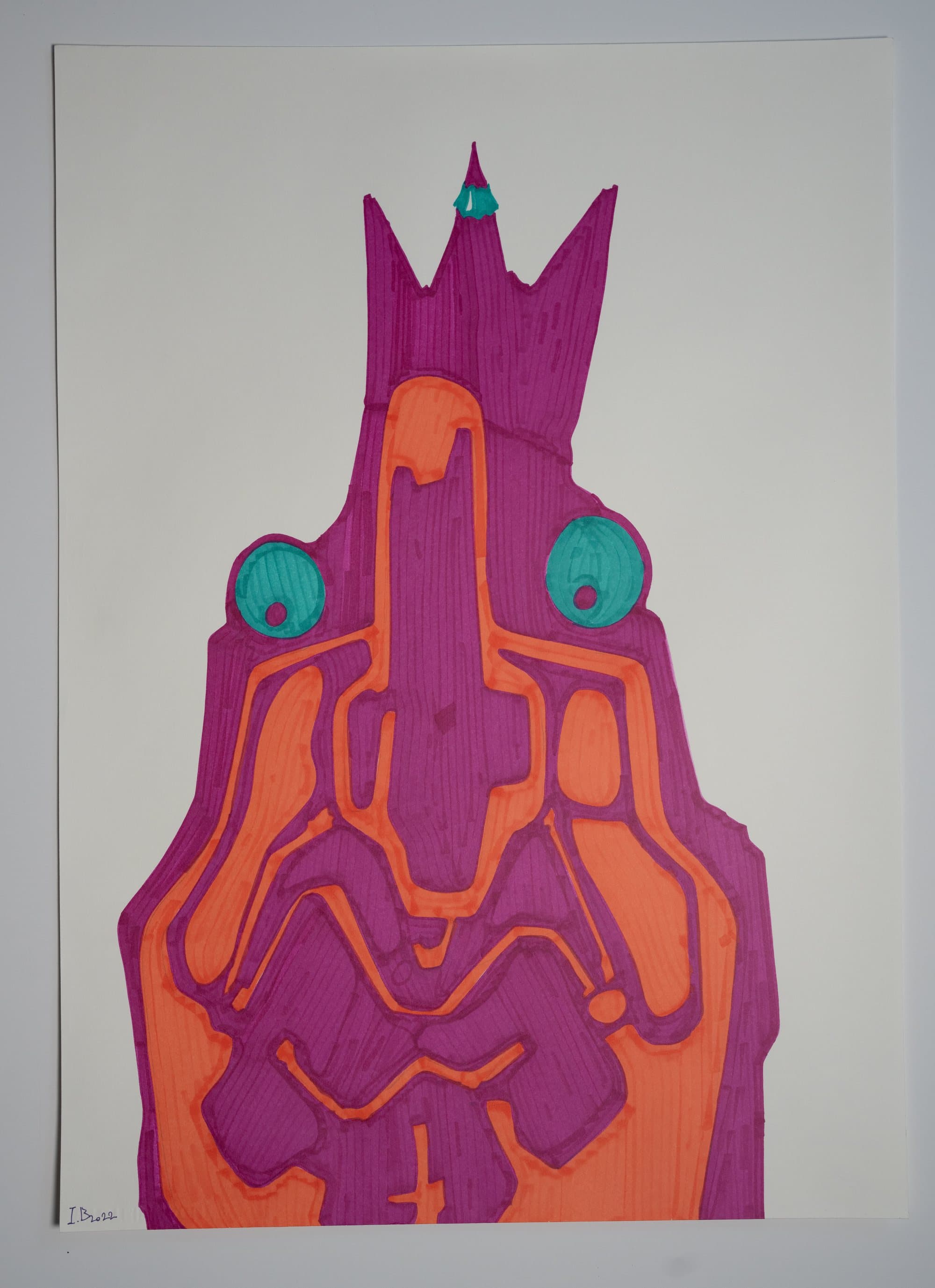 Shams Abadi — marker on paper (20)