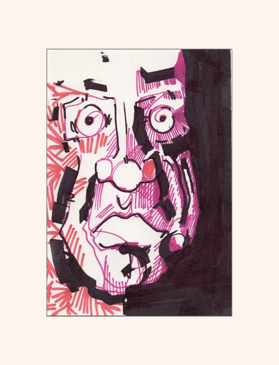 Shams Abadi — marker on paper (2)