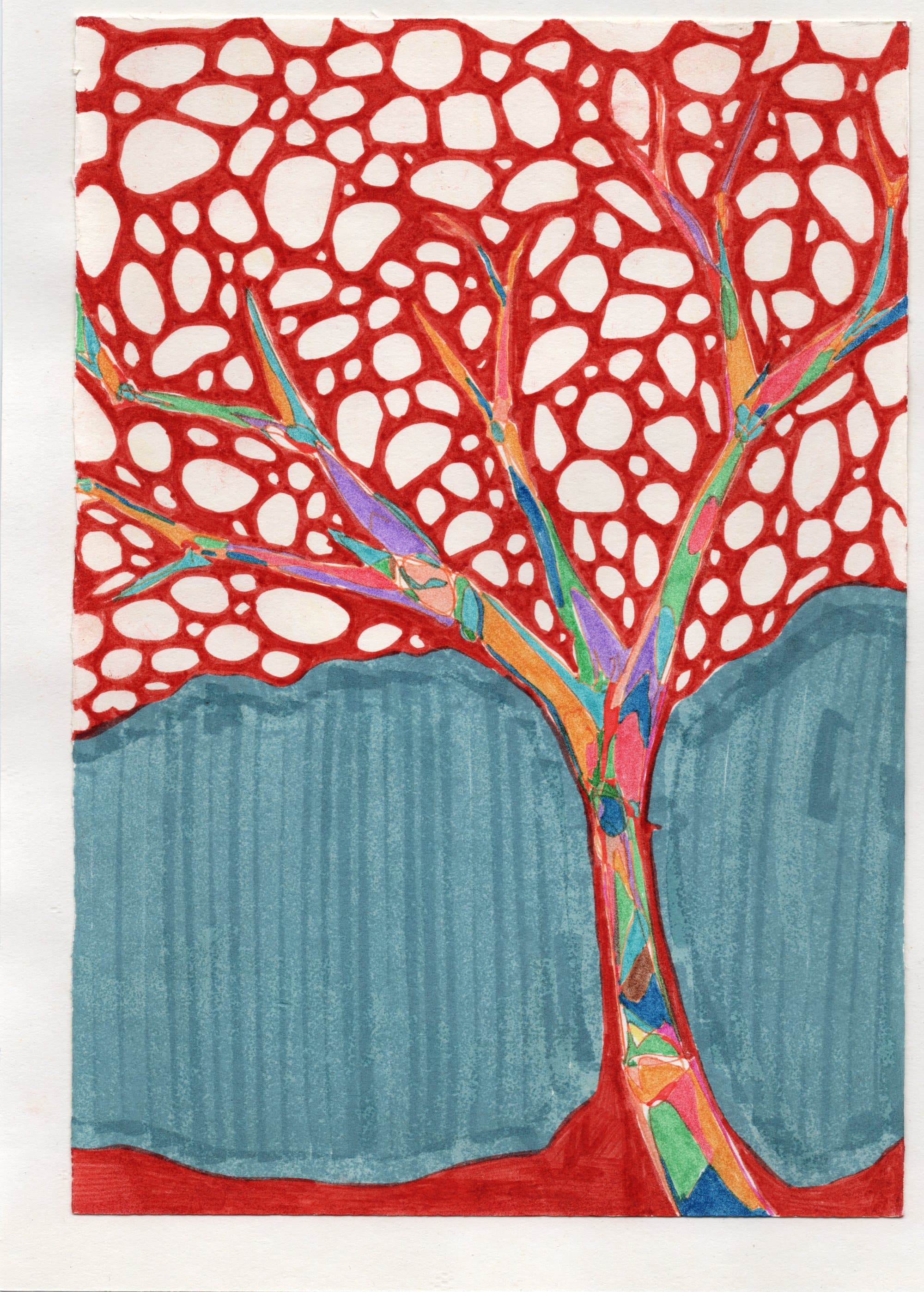 Shams Abadi, small format — marker on paper (7)