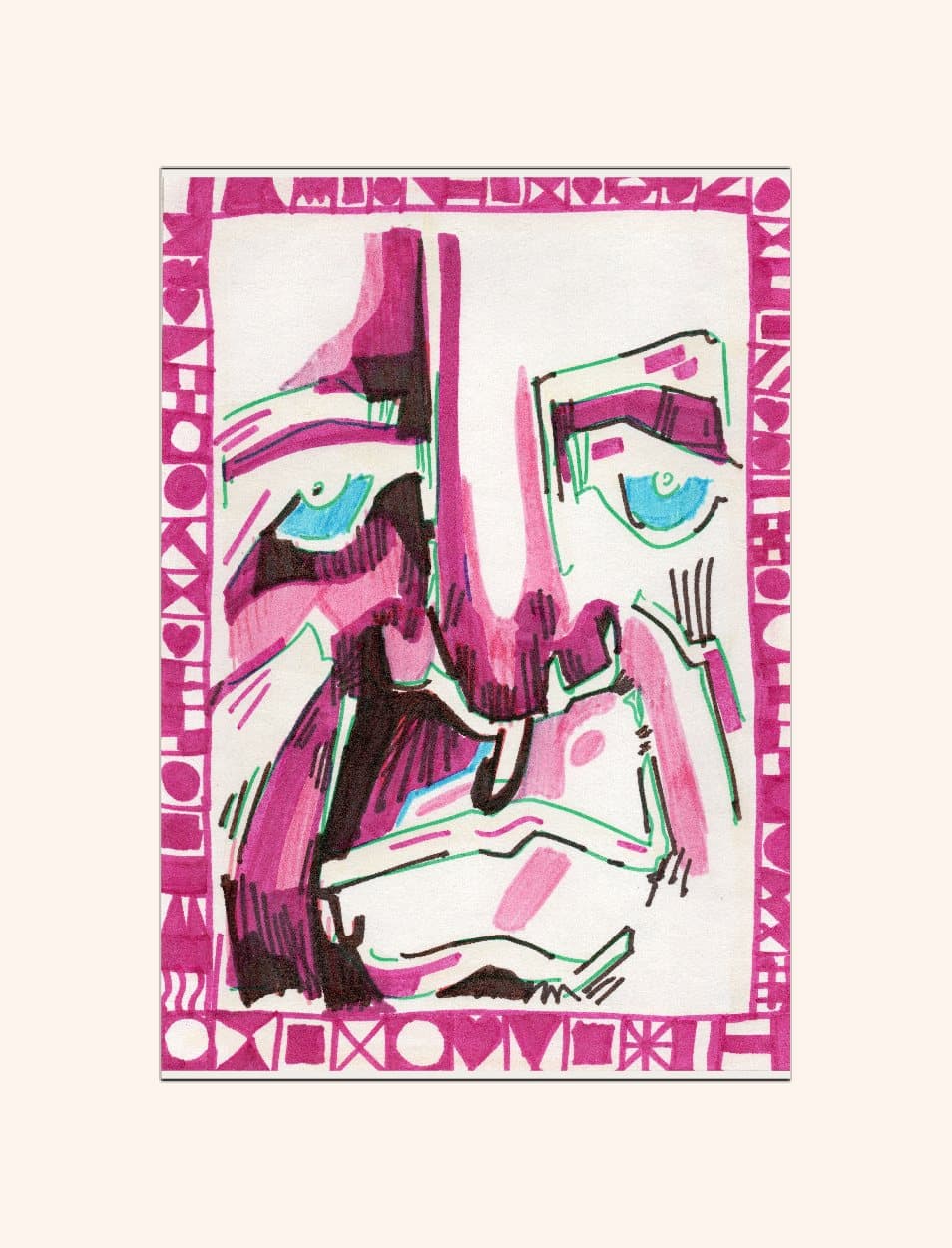 Shams Abadi — marker on paper (14)