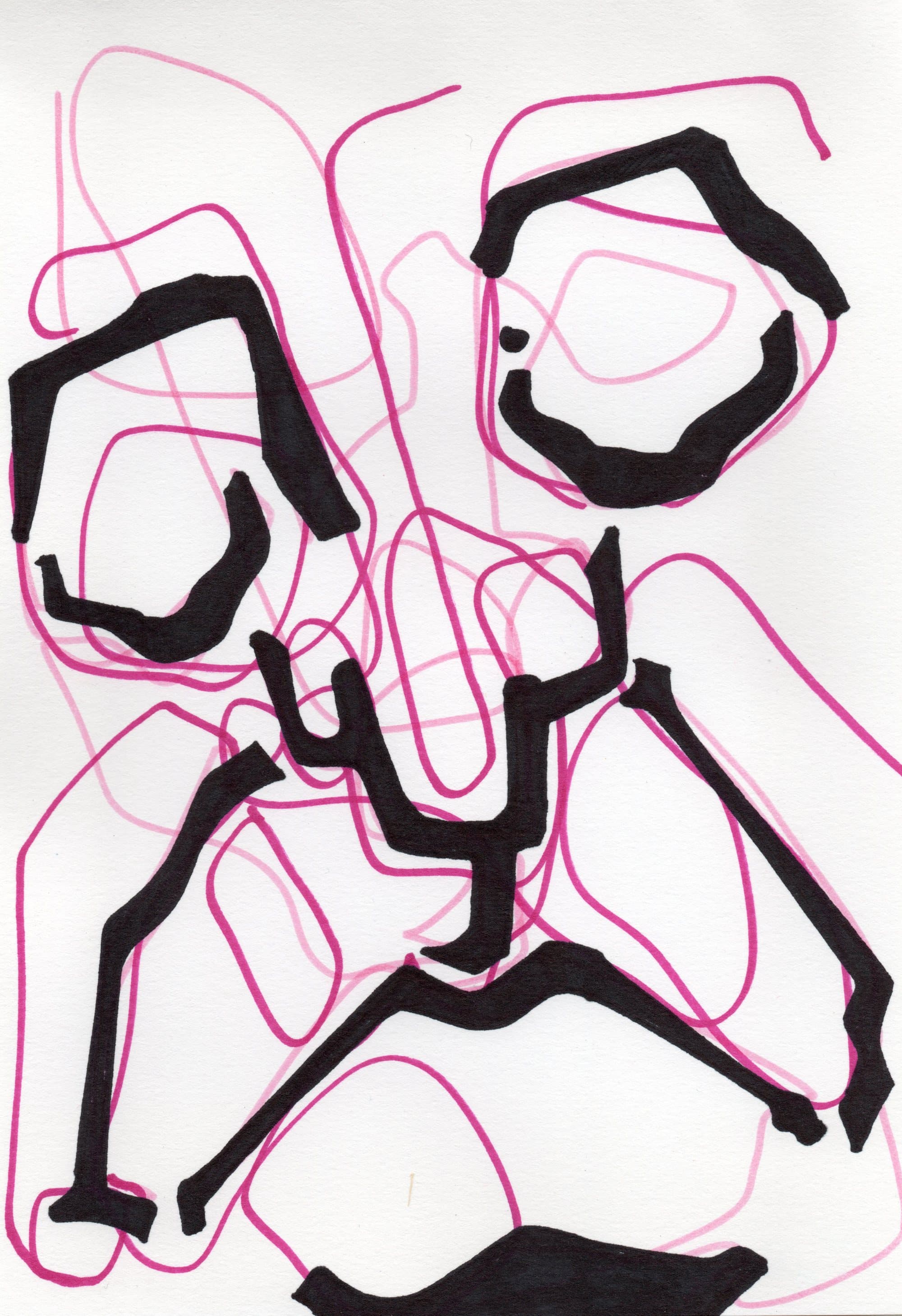 Shams Abadi, small format — marker on paper (15)