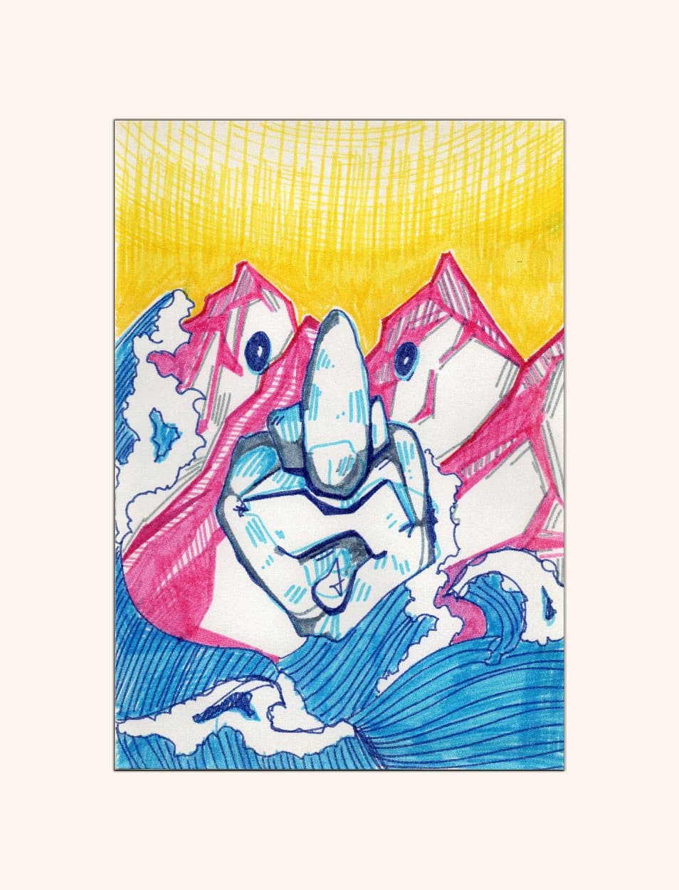 Shams Abadi — marker on paper (18)