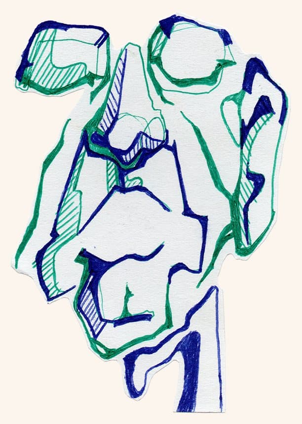 Small sketch — ballpoint on paper (2)