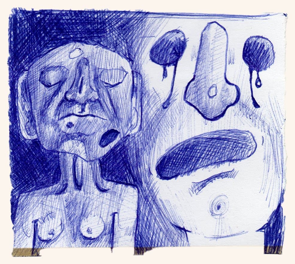 Small sketch — ballpoint on paper (5)