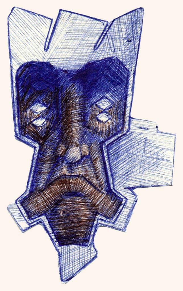 Small sketch — ballpoint on paper (6)