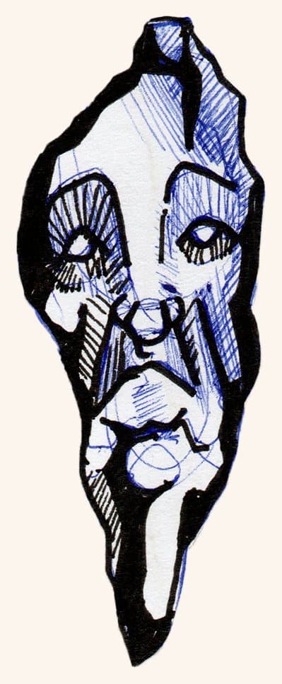 Small sketch — ballpoint on paper (9)