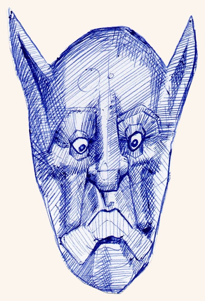 Small sketch — ballpoint on paper (10)