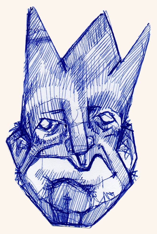Small sketch — ballpoint on paper (12)